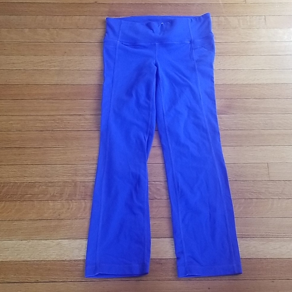 Athleta Pants - Athleta Bright Blue Capris